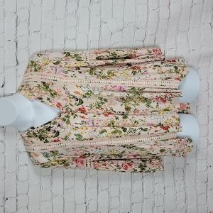 Chelsea & Theodore - Pink Floral Peasant Top 💘